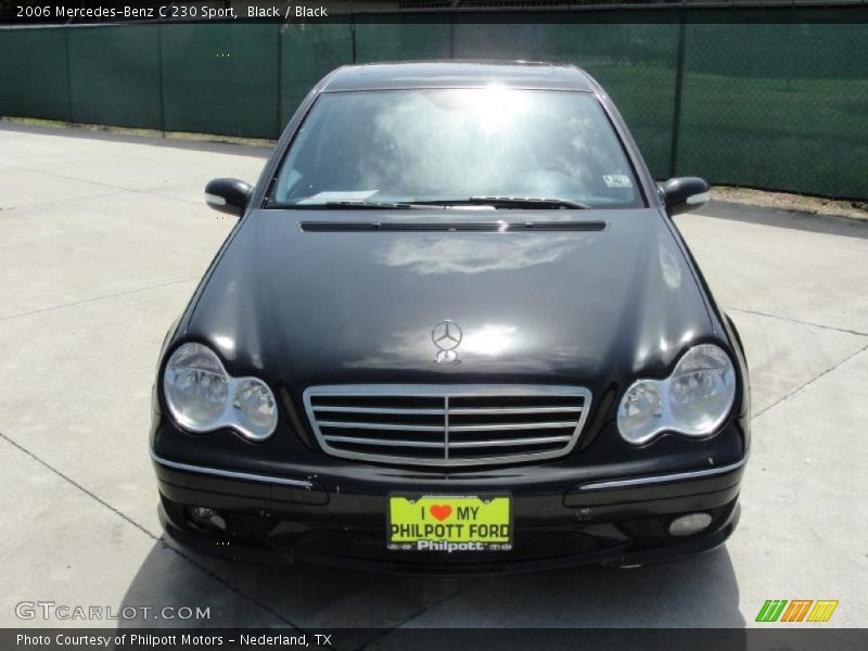 Black / Black 2006 Mercedes-Benz C 230 Sport