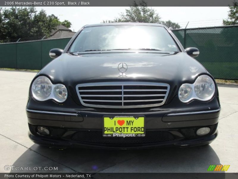 Black / Black 2006 Mercedes-Benz C 230 Sport