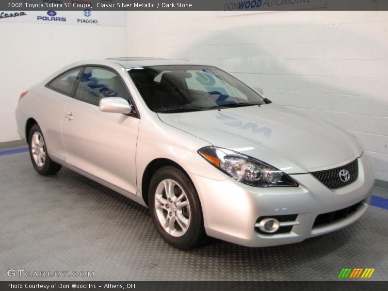Classic Silver Metallic / Dark Stone 2008 Toyota Solara SE Coupe