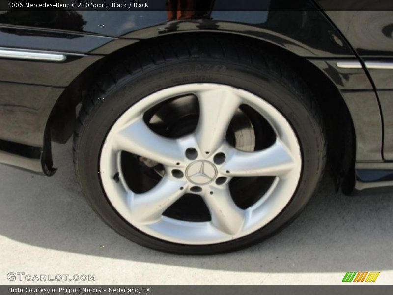 Black / Black 2006 Mercedes-Benz C 230 Sport