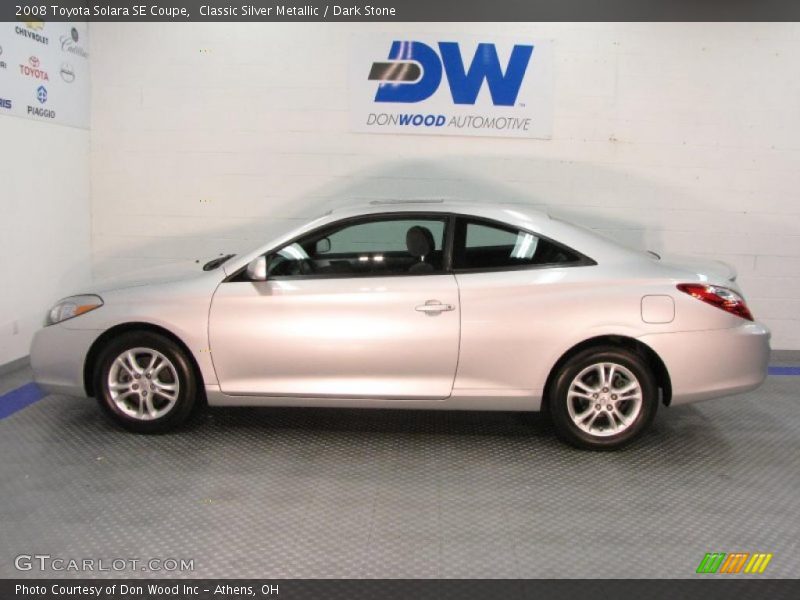 Classic Silver Metallic / Dark Stone 2008 Toyota Solara SE Coupe