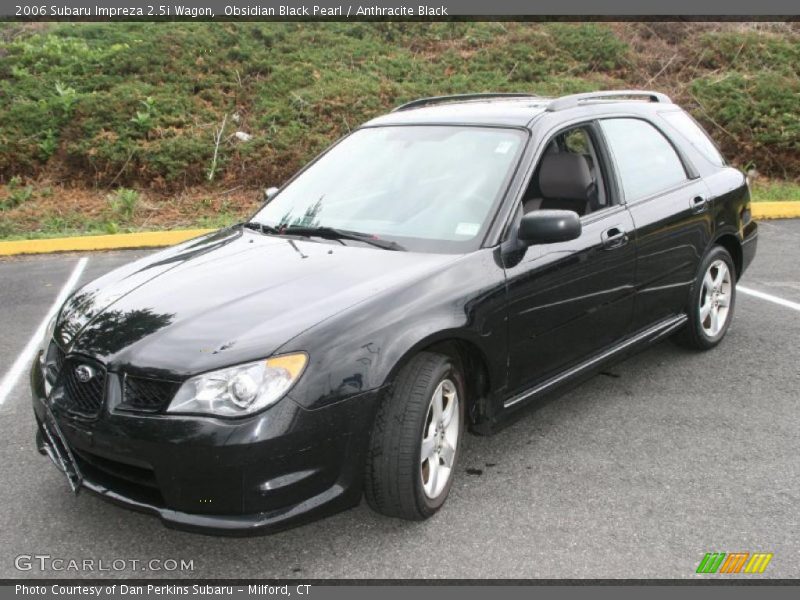 Obsidian Black Pearl / Anthracite Black 2006 Subaru Impreza 2.5i Wagon