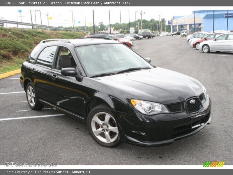 Obsidian Black Pearl / Anthracite Black 2006 Subaru Impreza 2.5i Wagon