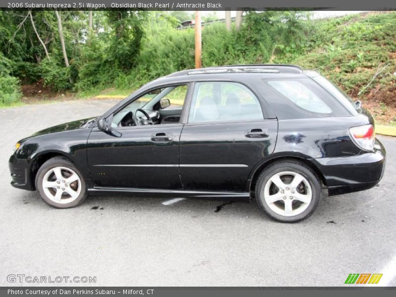 Obsidian Black Pearl / Anthracite Black 2006 Subaru Impreza 2.5i Wagon