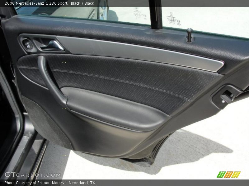 Black / Black 2006 Mercedes-Benz C 230 Sport