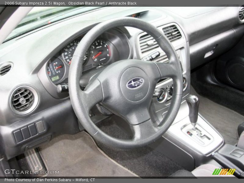 Obsidian Black Pearl / Anthracite Black 2006 Subaru Impreza 2.5i Wagon