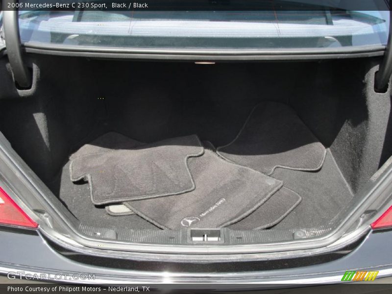 Black / Black 2006 Mercedes-Benz C 230 Sport