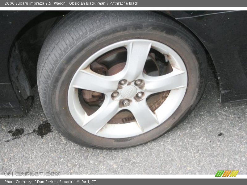 Obsidian Black Pearl / Anthracite Black 2006 Subaru Impreza 2.5i Wagon