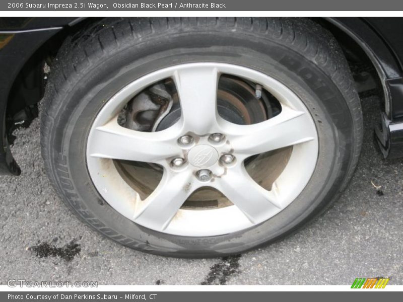Obsidian Black Pearl / Anthracite Black 2006 Subaru Impreza 2.5i Wagon