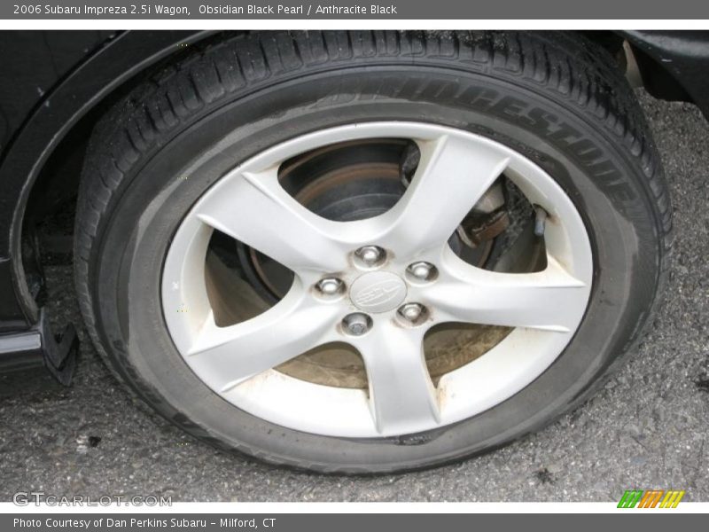 Obsidian Black Pearl / Anthracite Black 2006 Subaru Impreza 2.5i Wagon