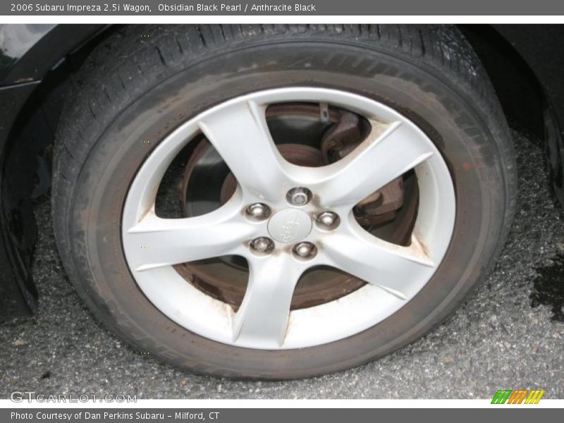 Obsidian Black Pearl / Anthracite Black 2006 Subaru Impreza 2.5i Wagon