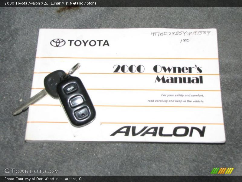 Lunar Mist Metallic / Stone 2000 Toyota Avalon XLS