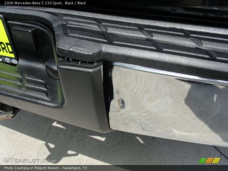 Black / Black 2006 Mercedes-Benz C 230 Sport