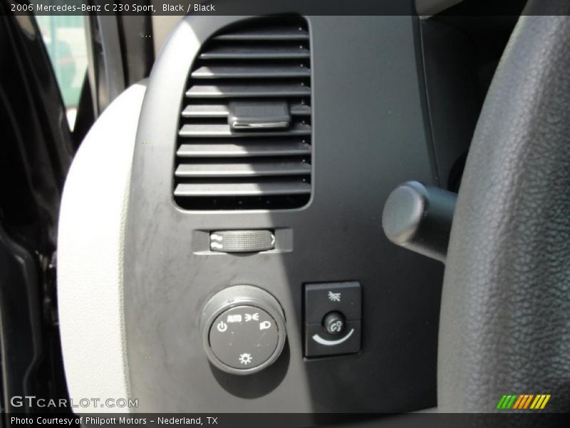 Black / Black 2006 Mercedes-Benz C 230 Sport