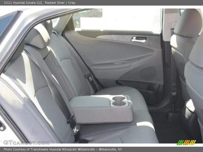 Radiant Silver / Gray 2011 Hyundai Sonata GLS