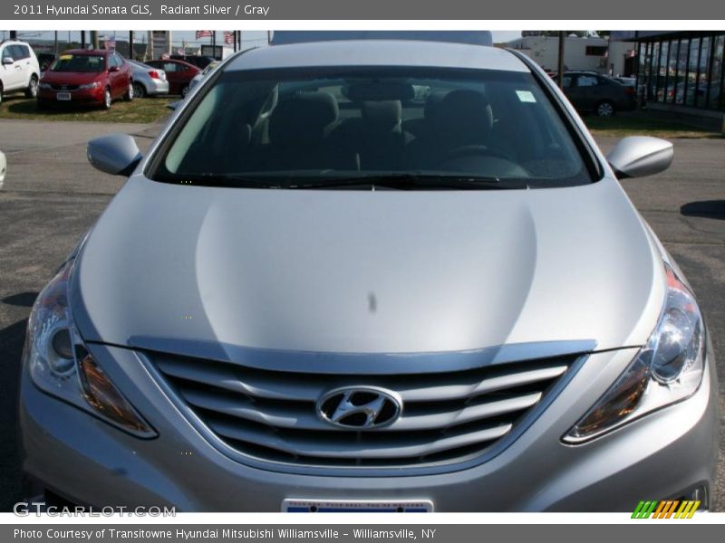 Radiant Silver / Gray 2011 Hyundai Sonata GLS