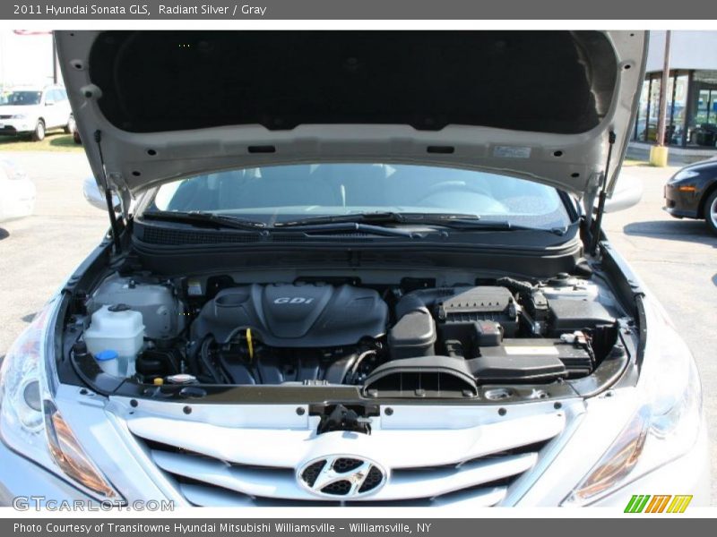 Radiant Silver / Gray 2011 Hyundai Sonata GLS
