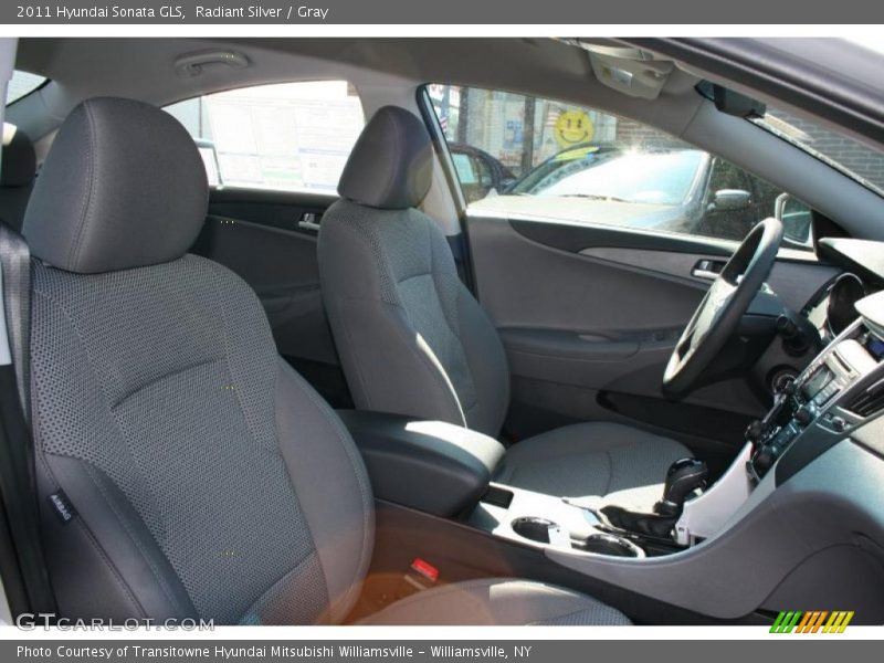 Radiant Silver / Gray 2011 Hyundai Sonata GLS