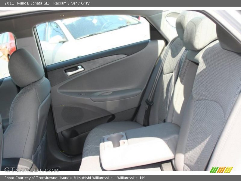 Radiant Silver / Gray 2011 Hyundai Sonata GLS