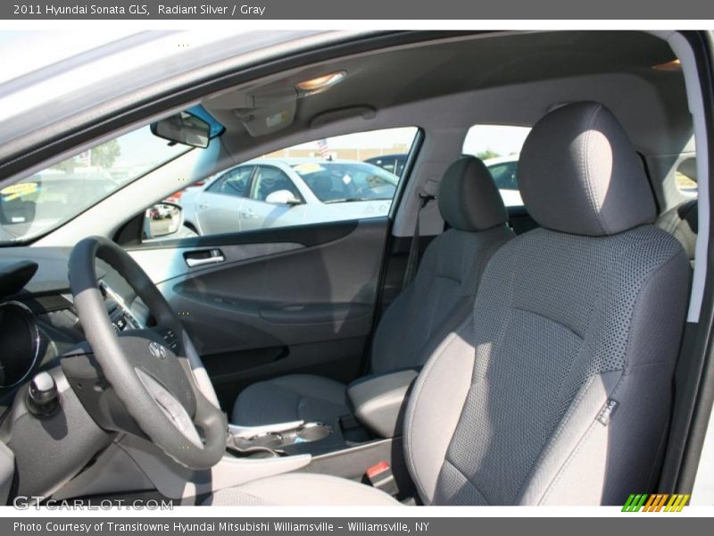 Radiant Silver / Gray 2011 Hyundai Sonata GLS