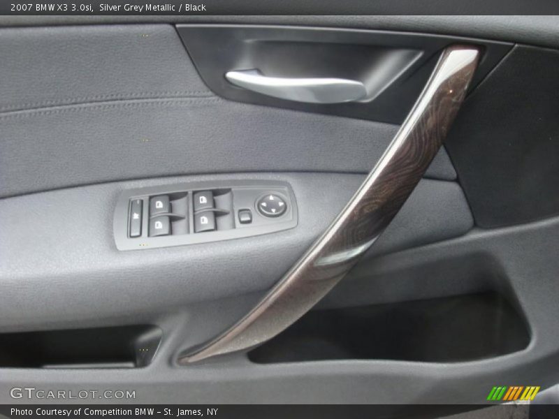 Silver Grey Metallic / Black 2007 BMW X3 3.0si