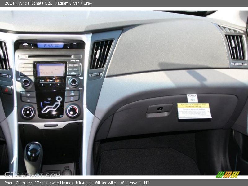 Radiant Silver / Gray 2011 Hyundai Sonata GLS
