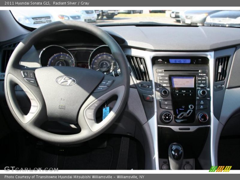 Radiant Silver / Gray 2011 Hyundai Sonata GLS