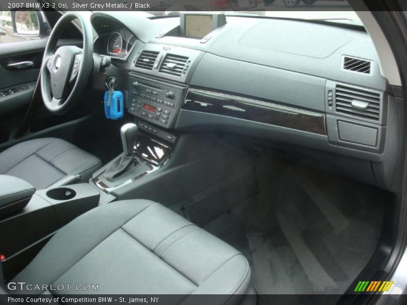Silver Grey Metallic / Black 2007 BMW X3 3.0si