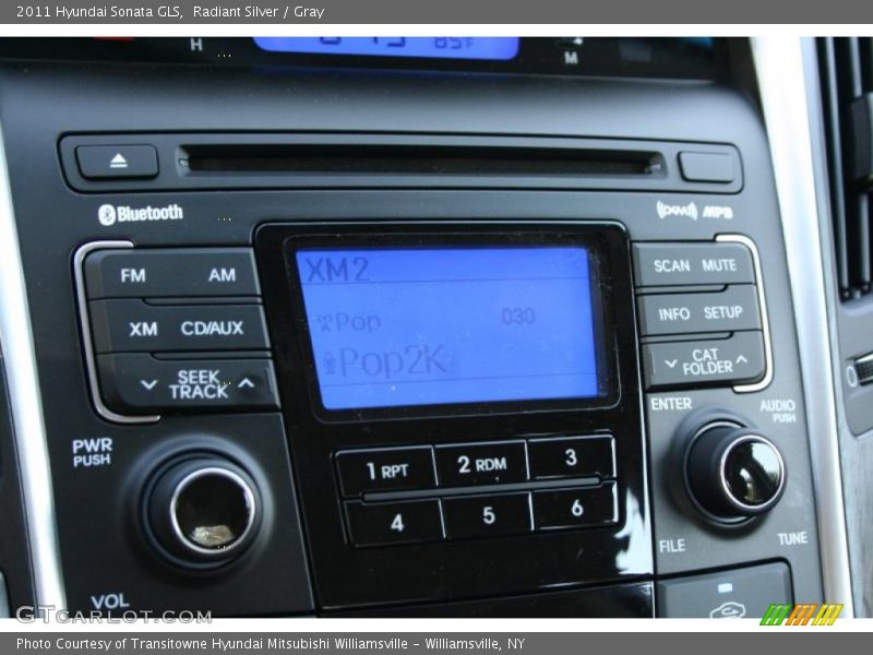 Radiant Silver / Gray 2011 Hyundai Sonata GLS