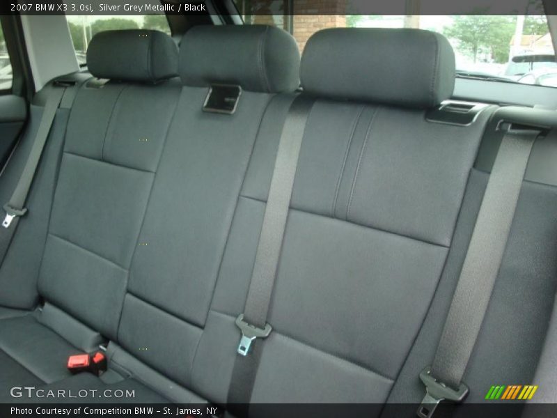 Silver Grey Metallic / Black 2007 BMW X3 3.0si