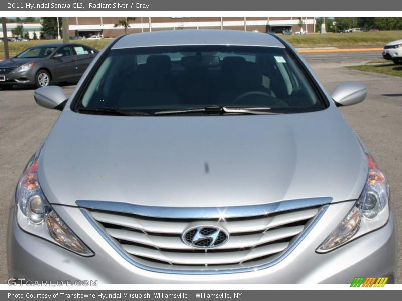 Radiant Silver / Gray 2011 Hyundai Sonata GLS