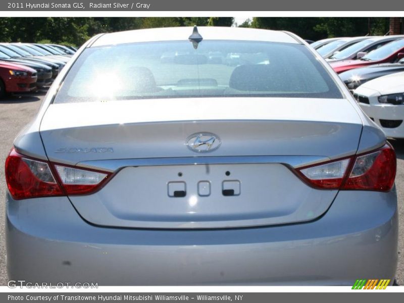 Radiant Silver / Gray 2011 Hyundai Sonata GLS