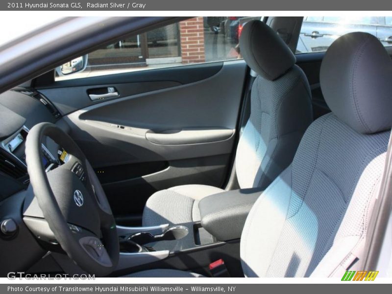 Radiant Silver / Gray 2011 Hyundai Sonata GLS