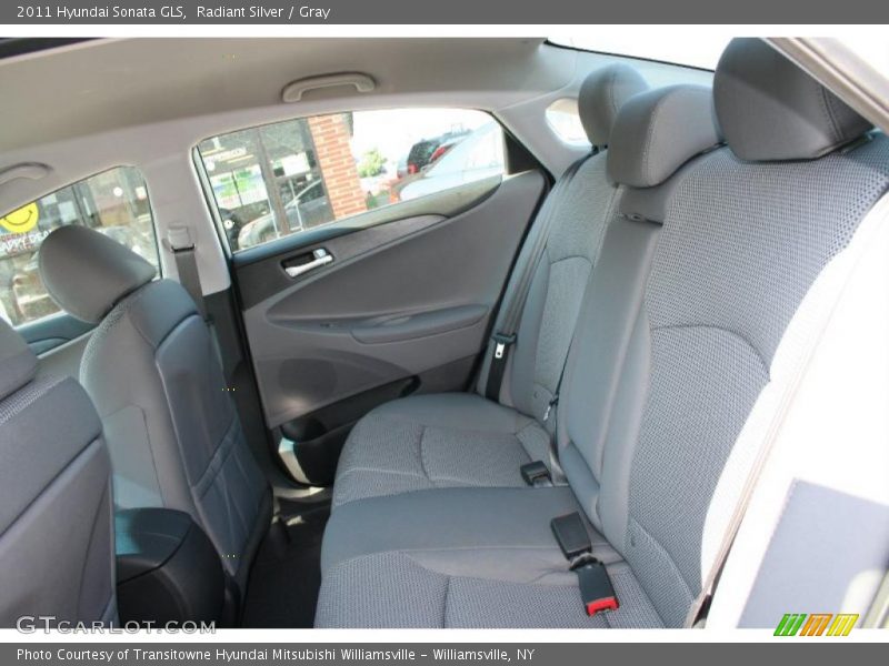 Radiant Silver / Gray 2011 Hyundai Sonata GLS