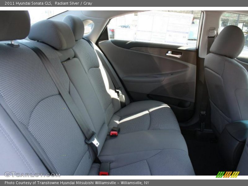 Radiant Silver / Gray 2011 Hyundai Sonata GLS
