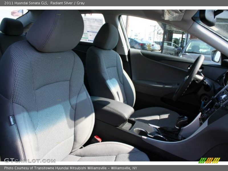 Radiant Silver / Gray 2011 Hyundai Sonata GLS