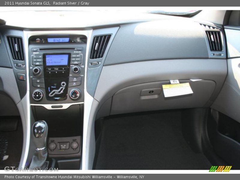 Radiant Silver / Gray 2011 Hyundai Sonata GLS