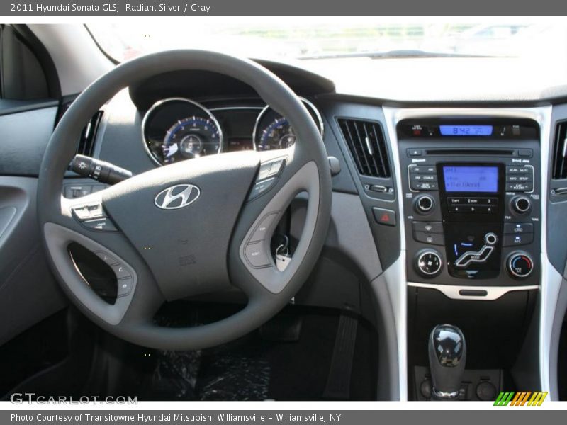 Radiant Silver / Gray 2011 Hyundai Sonata GLS