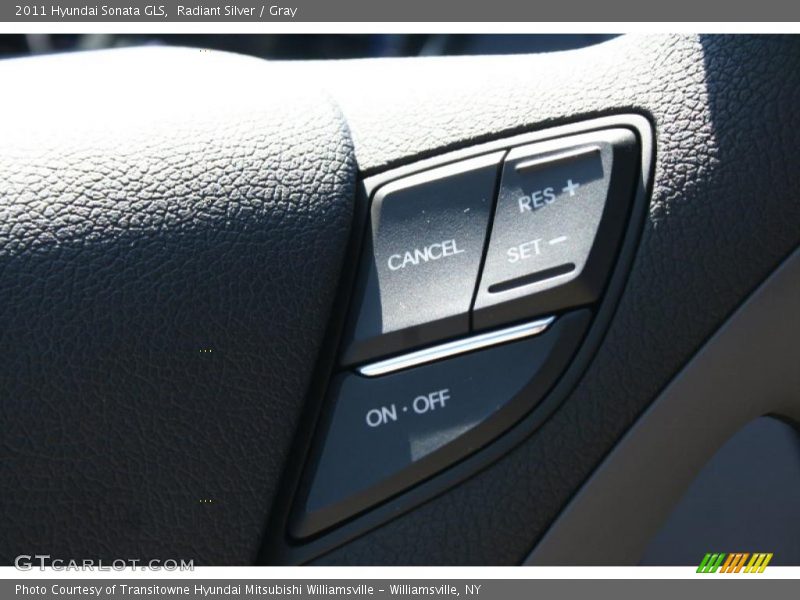 Radiant Silver / Gray 2011 Hyundai Sonata GLS
