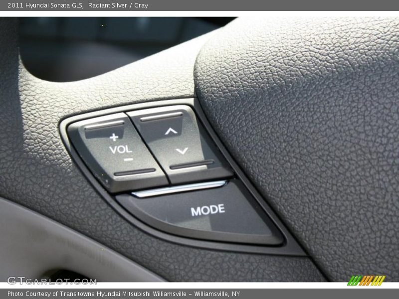 Radiant Silver / Gray 2011 Hyundai Sonata GLS