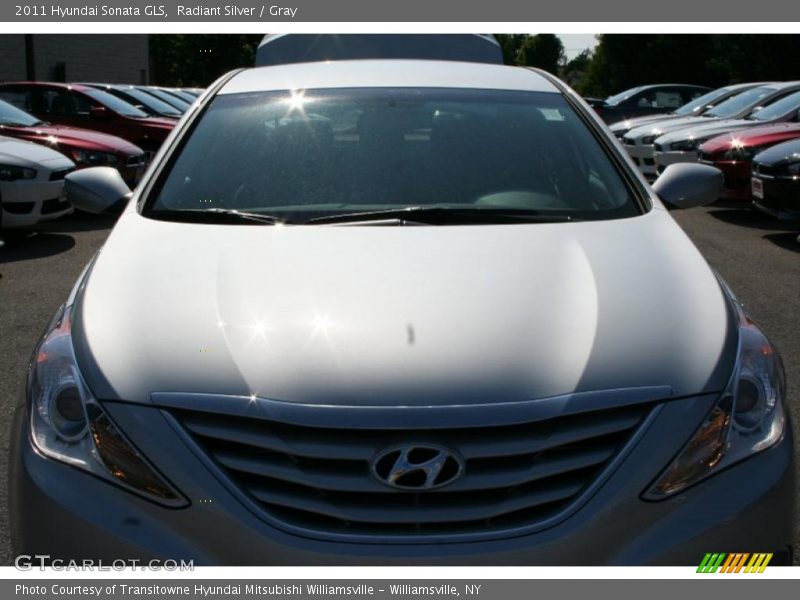 Radiant Silver / Gray 2011 Hyundai Sonata GLS