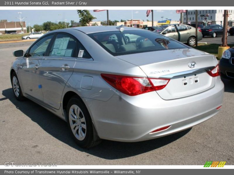 Radiant Silver / Gray 2011 Hyundai Sonata GLS