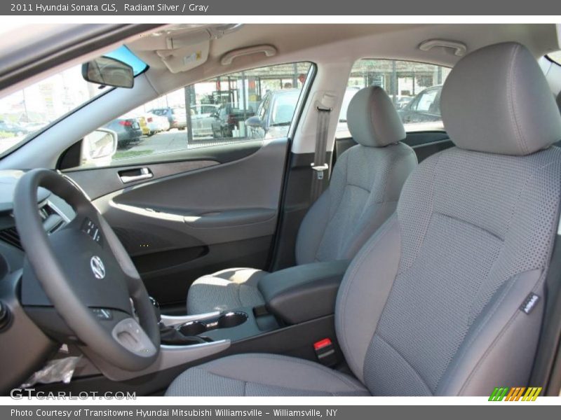 Radiant Silver / Gray 2011 Hyundai Sonata GLS