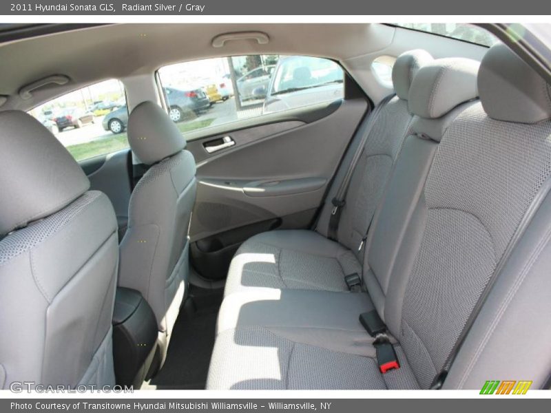 Radiant Silver / Gray 2011 Hyundai Sonata GLS