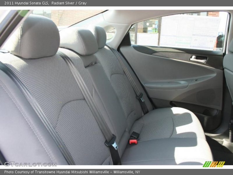 Radiant Silver / Gray 2011 Hyundai Sonata GLS