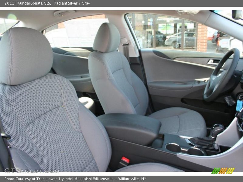 Radiant Silver / Gray 2011 Hyundai Sonata GLS
