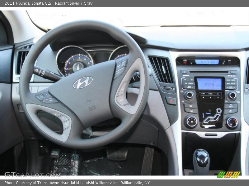 Radiant Silver / Gray 2011 Hyundai Sonata GLS