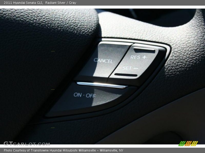 Radiant Silver / Gray 2011 Hyundai Sonata GLS