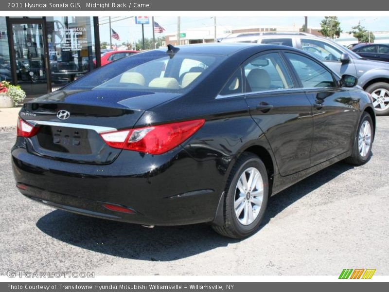 Midnight Black / Camel 2011 Hyundai Sonata GLS