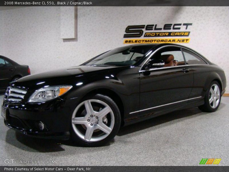 Black / Cognac/Black 2008 Mercedes-Benz CL 550